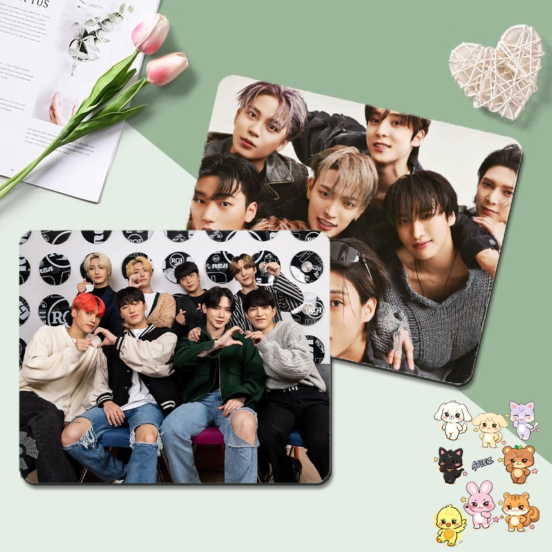 Desk Setup Kpop - Alfombrilla de ratón Kpop ATEEZ para