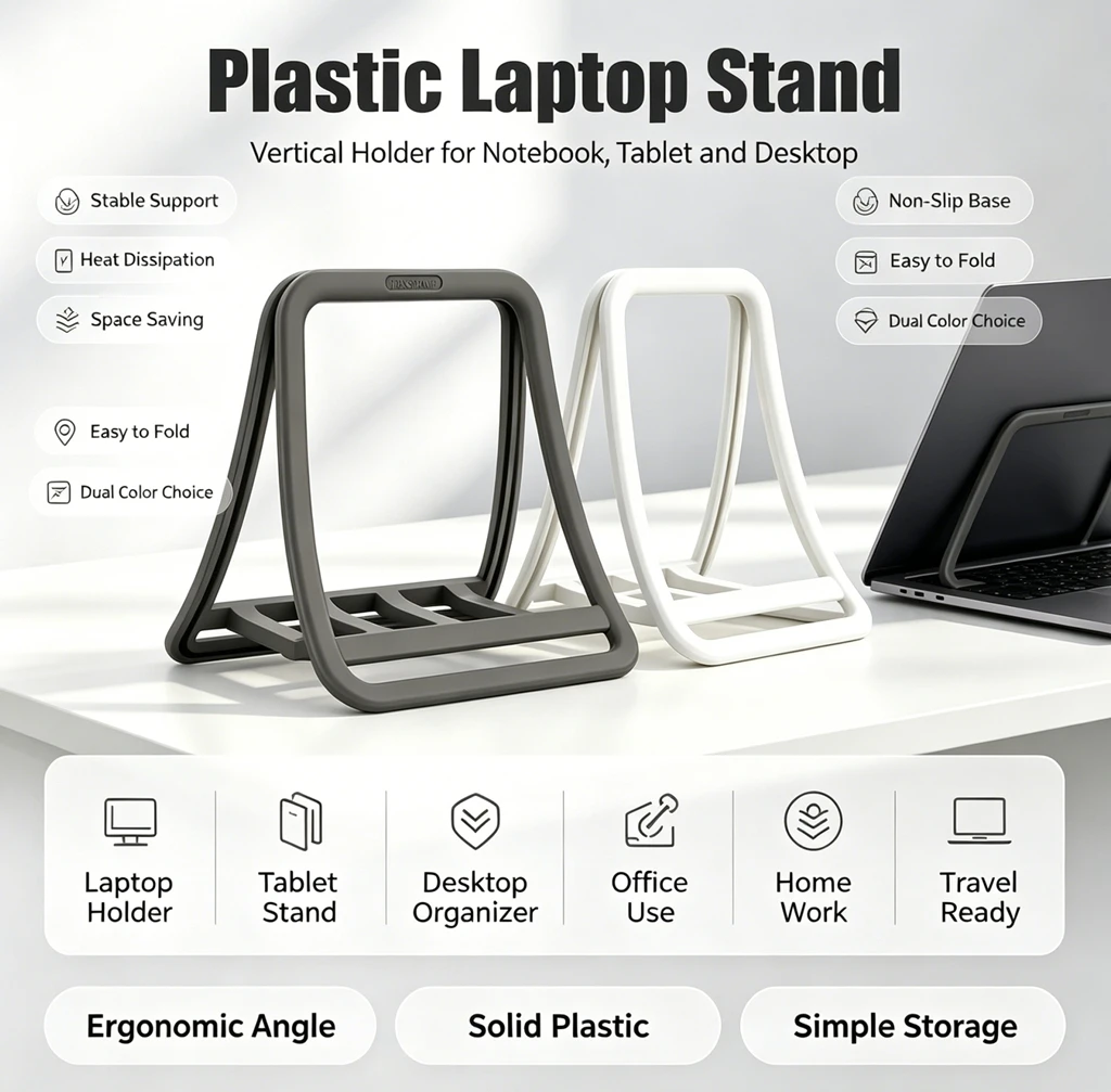 Desk Setup Macbook - Soporte Vertical para Laptop, Base para