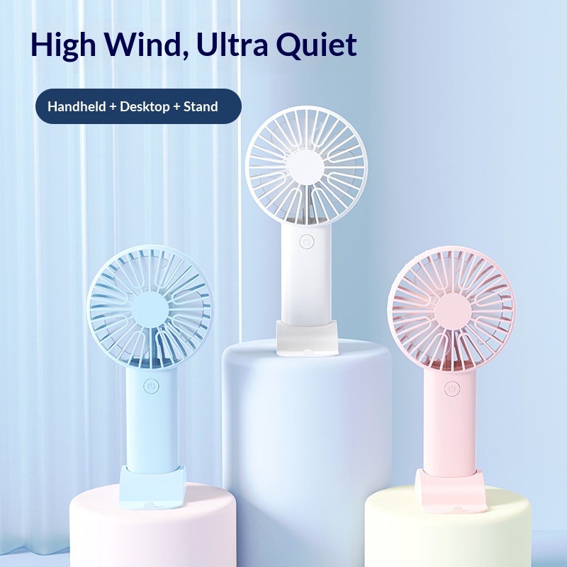 Fan Desk Small Usb - Mini ventilador de mano, ventilador de