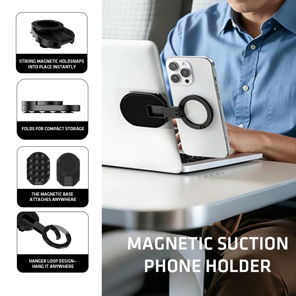 Desk Setup Stand - Soporte Magnético Plegable para Teléfono MA39