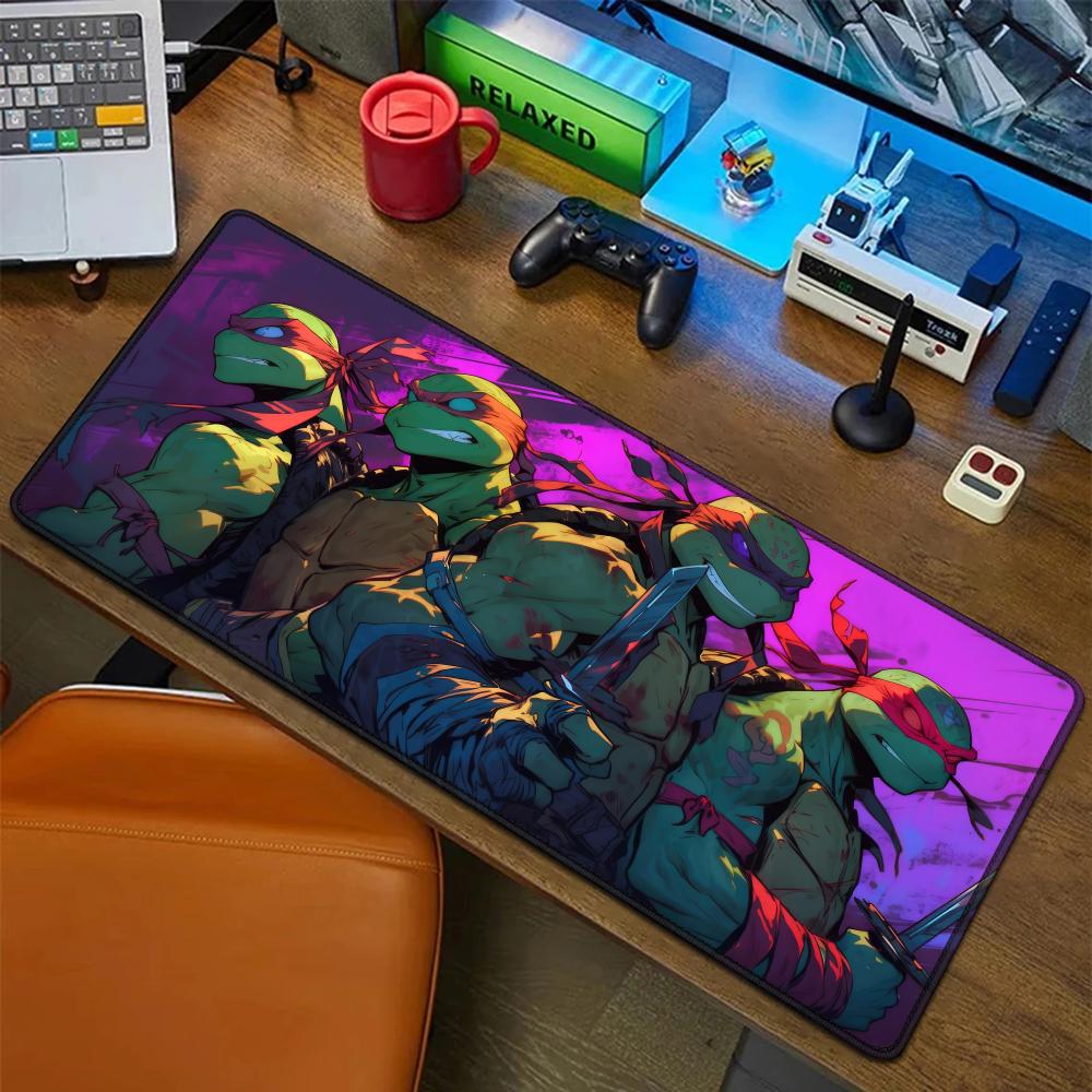 Desk Setup Notebook - Alfombrilla de ratón Mutantes Ninjas Turtles,