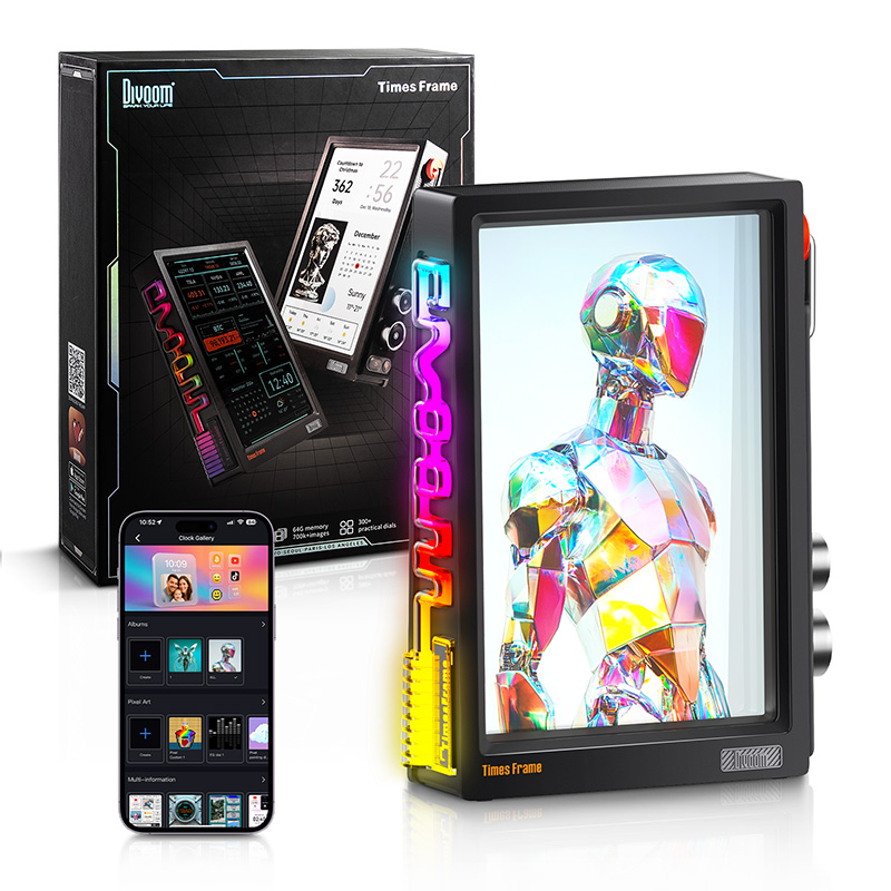 Desk Setup Diy - Pantalla Inteligente HD Divoom Times Frame