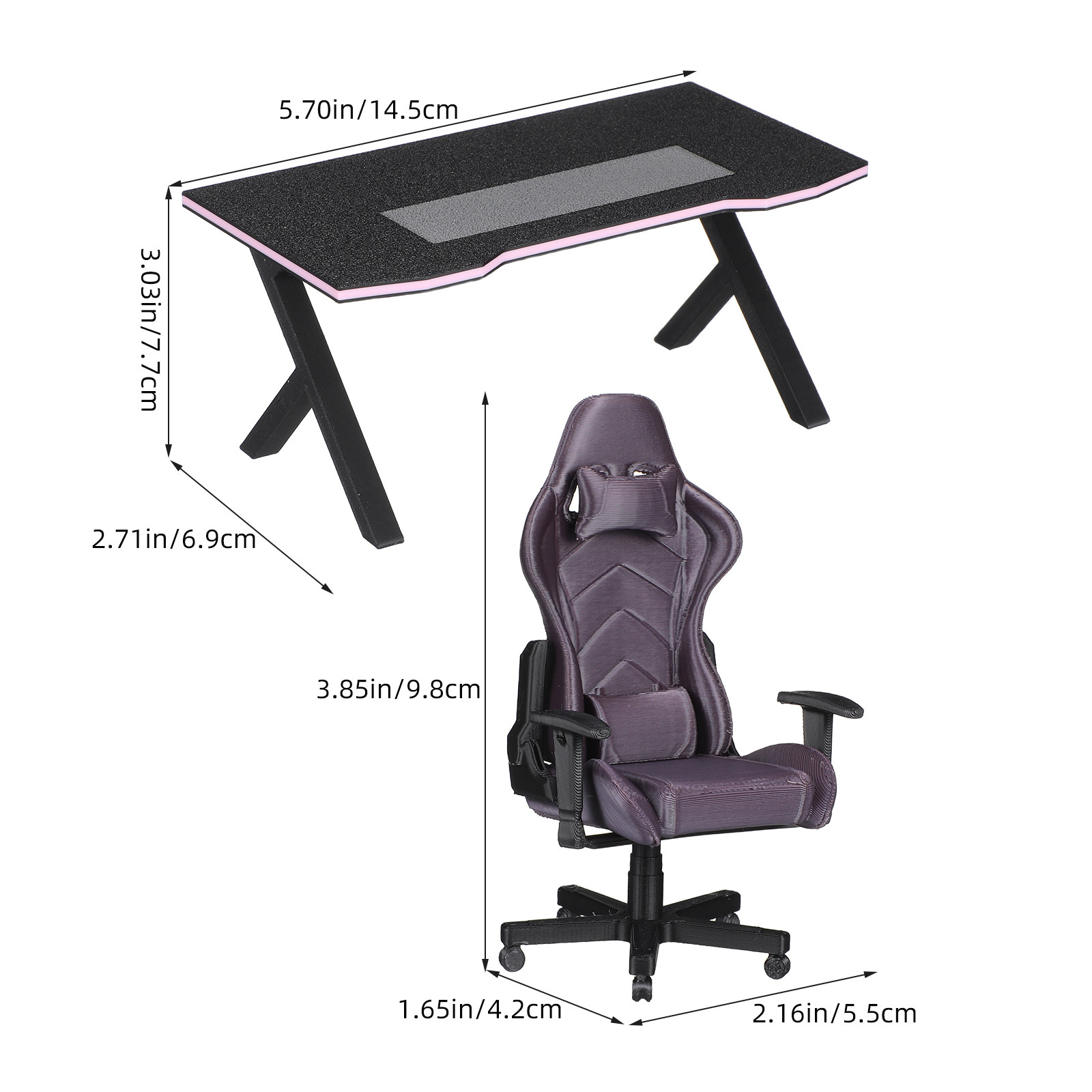 1 juego de escritorio y silla  - Desk Setup Diy reseña y precio