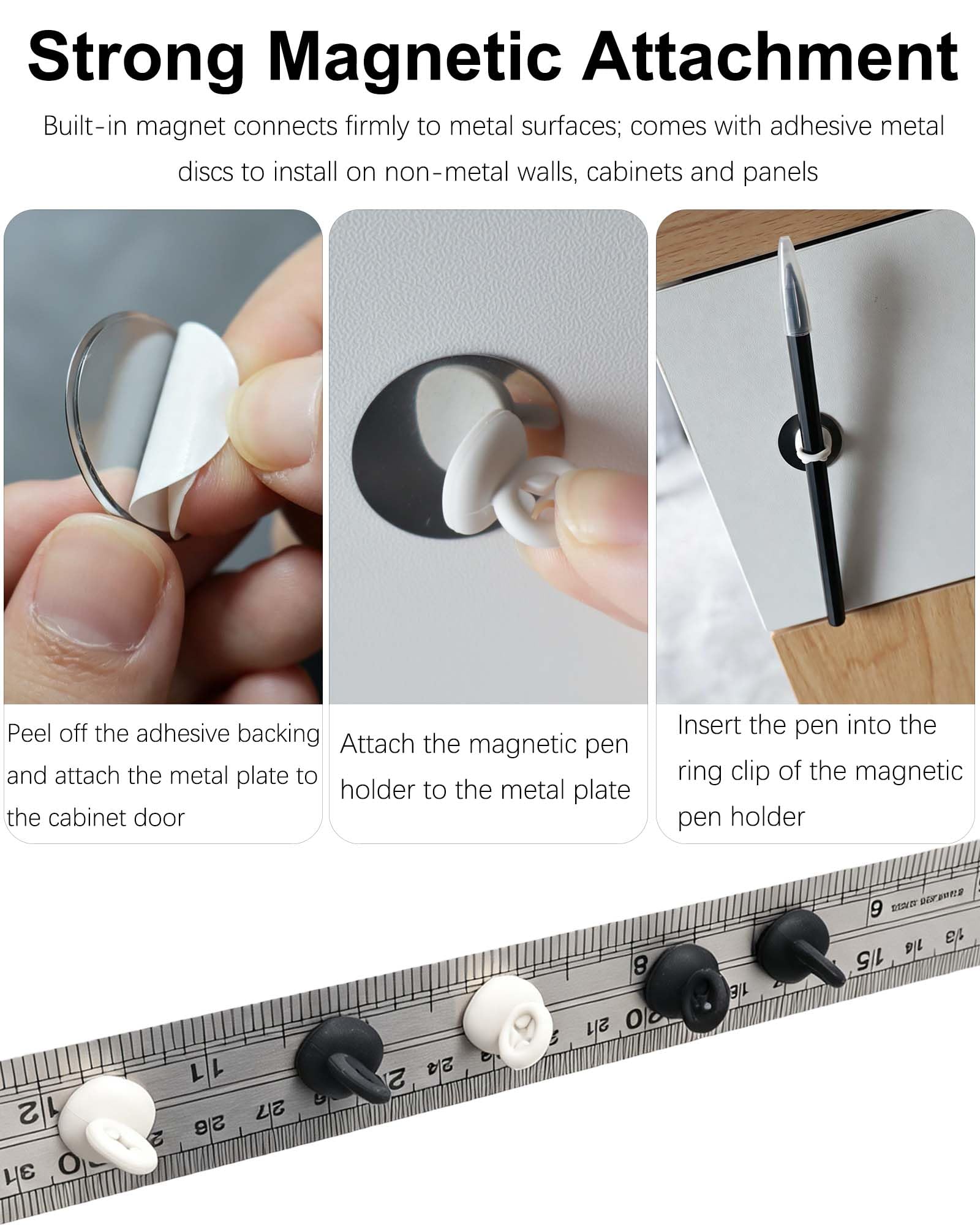 Paquete de 6 clips magnéticos  - Pen Cup Magnetic reseña y precio