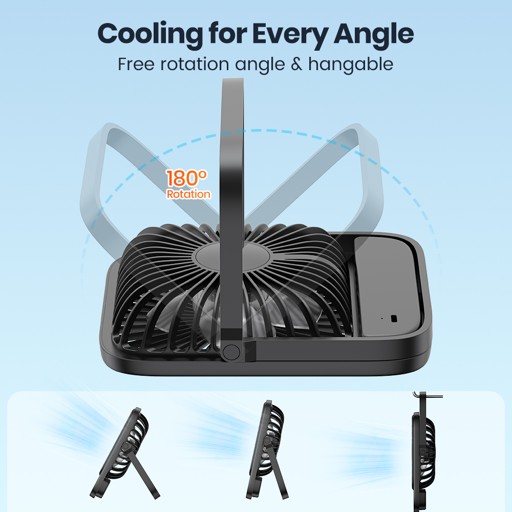 Warmco Mini ventilador de escr - Fan Desk Small Usb reseña y precio