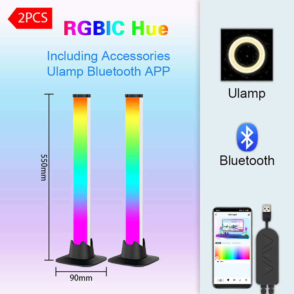 Barra de luces LED RGB con con - Desk Setup Tablet reseña y precio