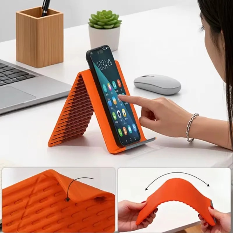 Soporte de silicona plegable y - Desk Setup Stand reseña y precio