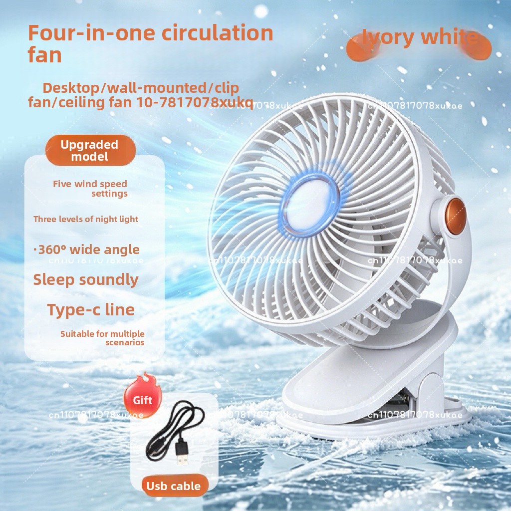 Ventilador pequeño con clip pa - Fan Desk Small Usb reseña y precio