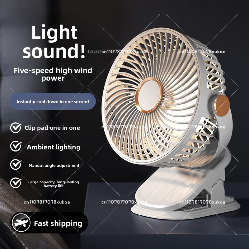 Ventilador pequeño con clip pa - Fan Desk Small Usb reseña y precio