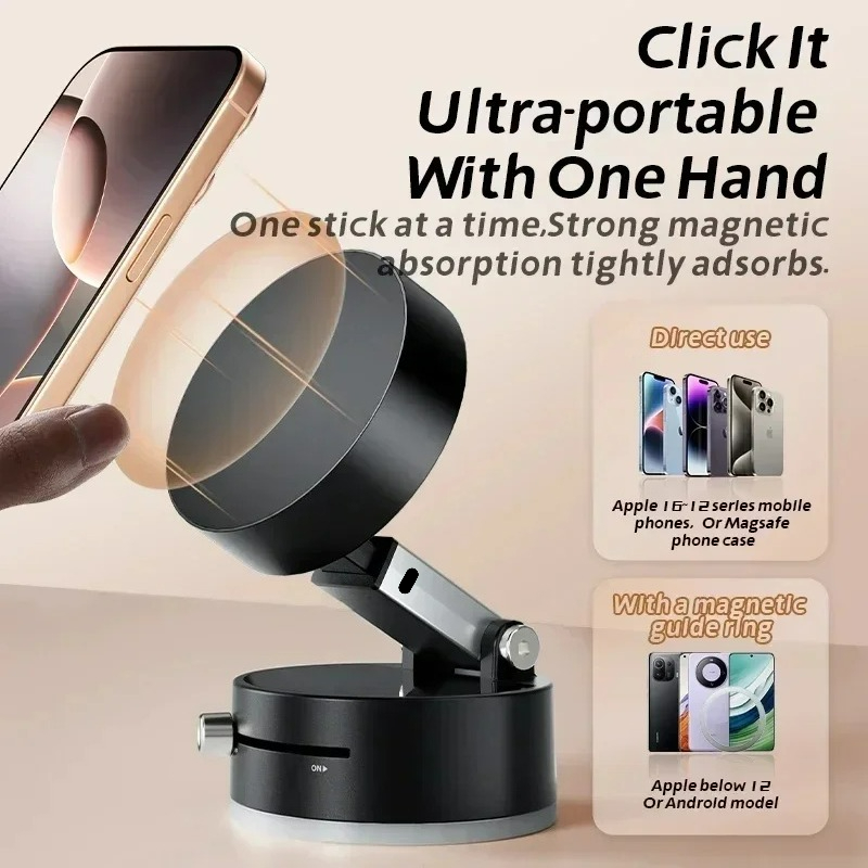 Soporte de vacío magnético de  - Desk Setup Stand reseña y precio