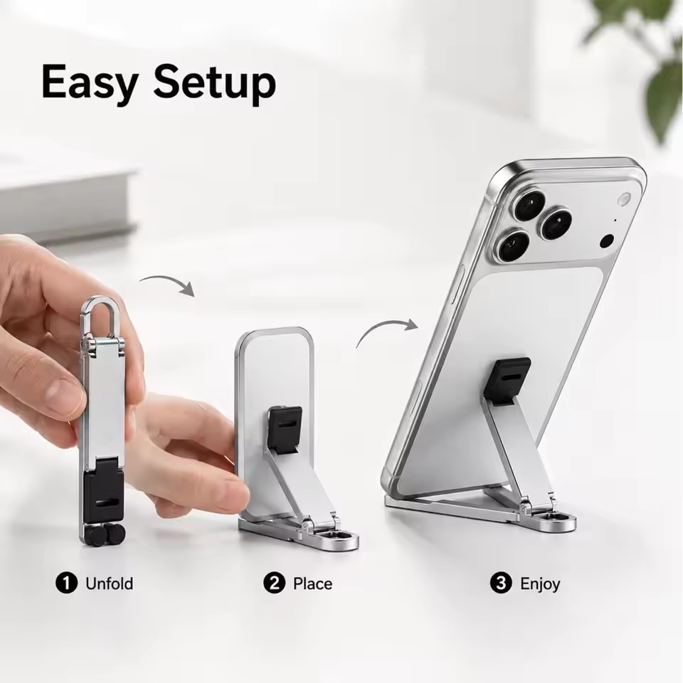Mini Soporte Plegable para Tel - Desk Setup Stand reseña y precio