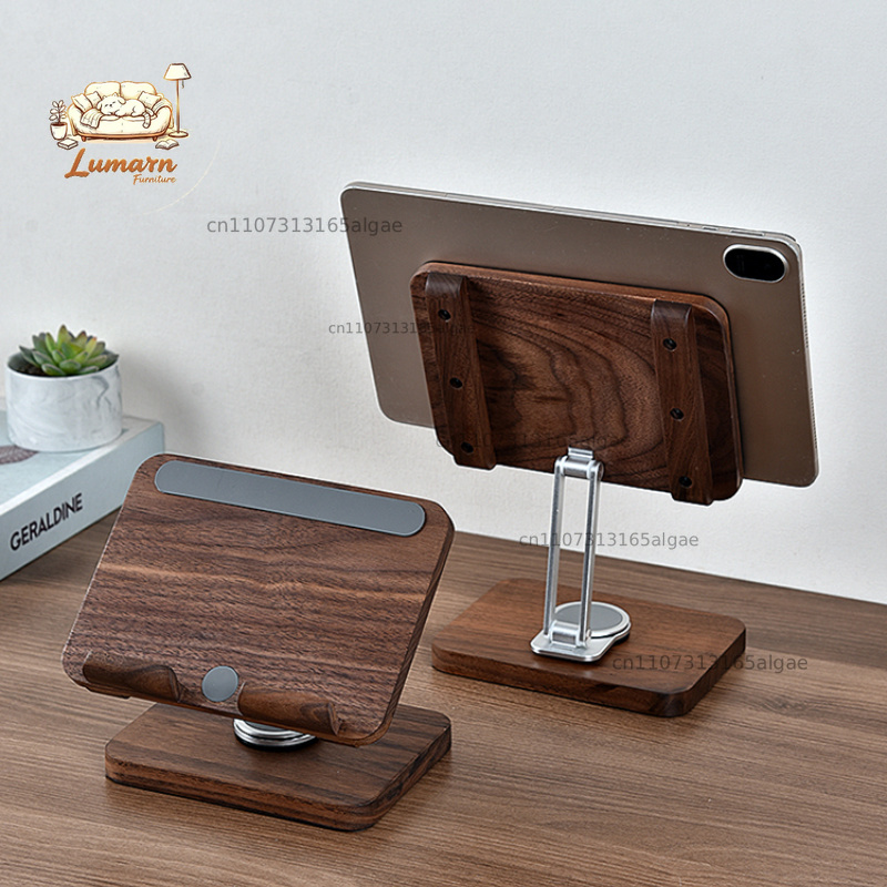 Soporte para iPad de Madera de - Desk Setup Tablet reseña y precio