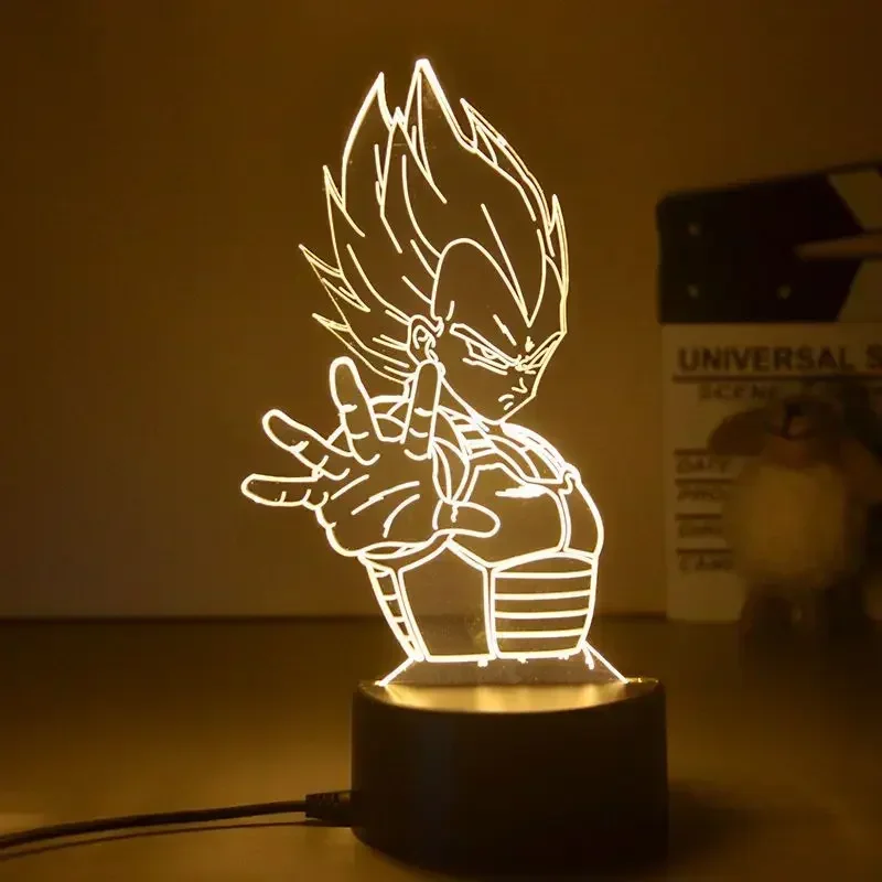 Dragon Ball Z Super Saiyan Veg - Desk Setup Light reseña y precio