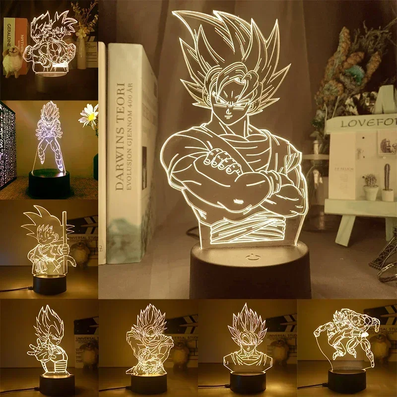 Dragon Ball Z Super Saiyan Veg - Desk Setup Light reseña y precio
