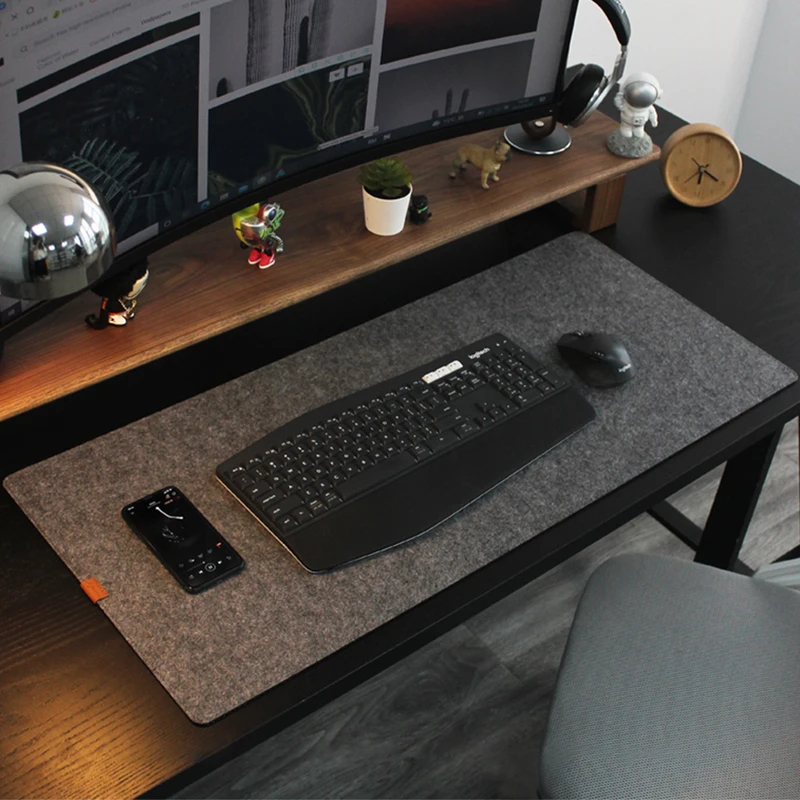 Alfombrilla de fieltro de lana - Desk Setup Notebook reseña y precio