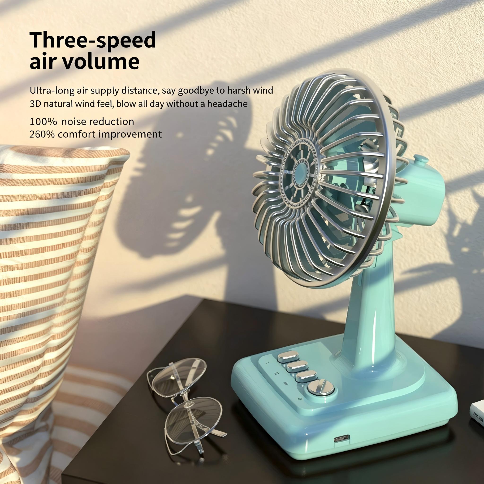 Ventilador de Escritorio Retro - Fan Desk Small Usb reseña y precio