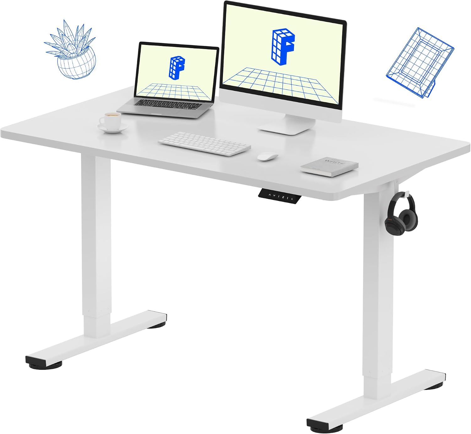 Escritorio Elevable de 48 Pulg - Desk Setup One Monitor reseña y precio