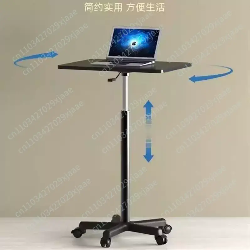 Mesa móvil con ruedas, mesa el - Desk Setup Notebook reseña y precio