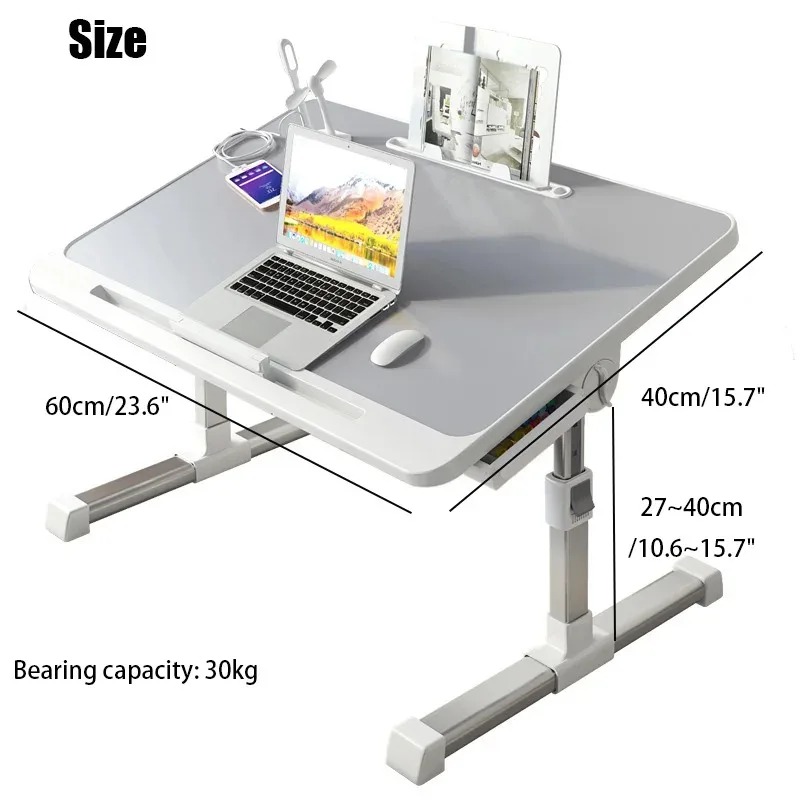 Mesa de bandeja para cama para - Desk Setup Notebook reseña y precio