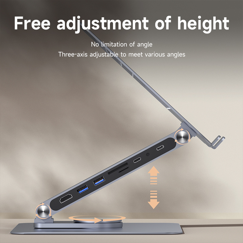 Hagibis-soporte ajustable de a - Desk Setup Macbook reseña y precio