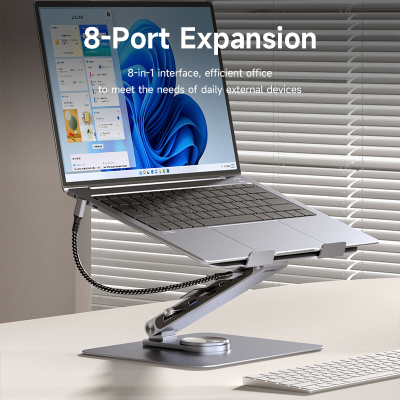 Hagibis-soporte ajustable de a - Desk Setup Macbook reseña y precio