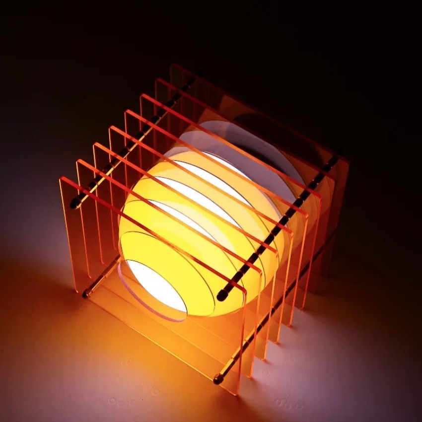 Lámpara Lunar DIY de Acrílico  - Desk Setup Light reseña y precio