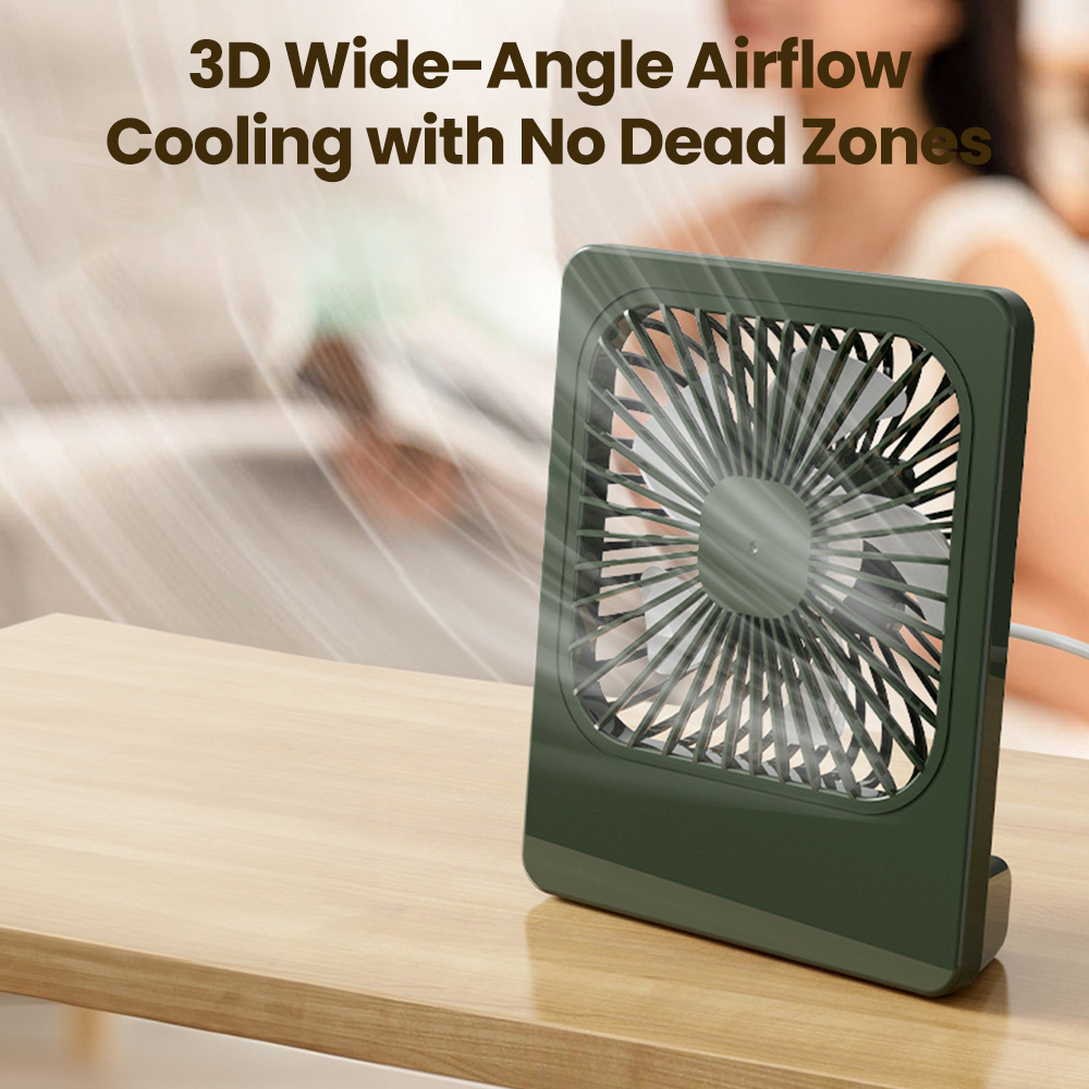 Mini Ventilador USB de 5 Aspas - Fan Desk Small Usb reseña y precio