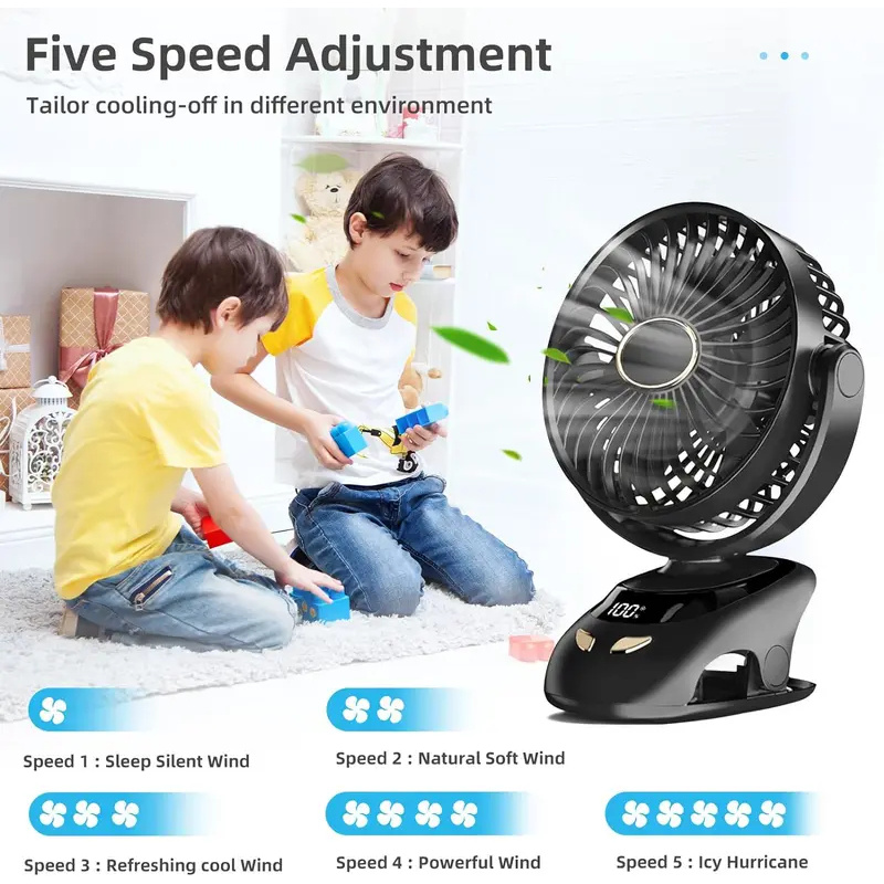 Ventilador pequeño con clip pa - Fan Desk Small Usb reseña y precio