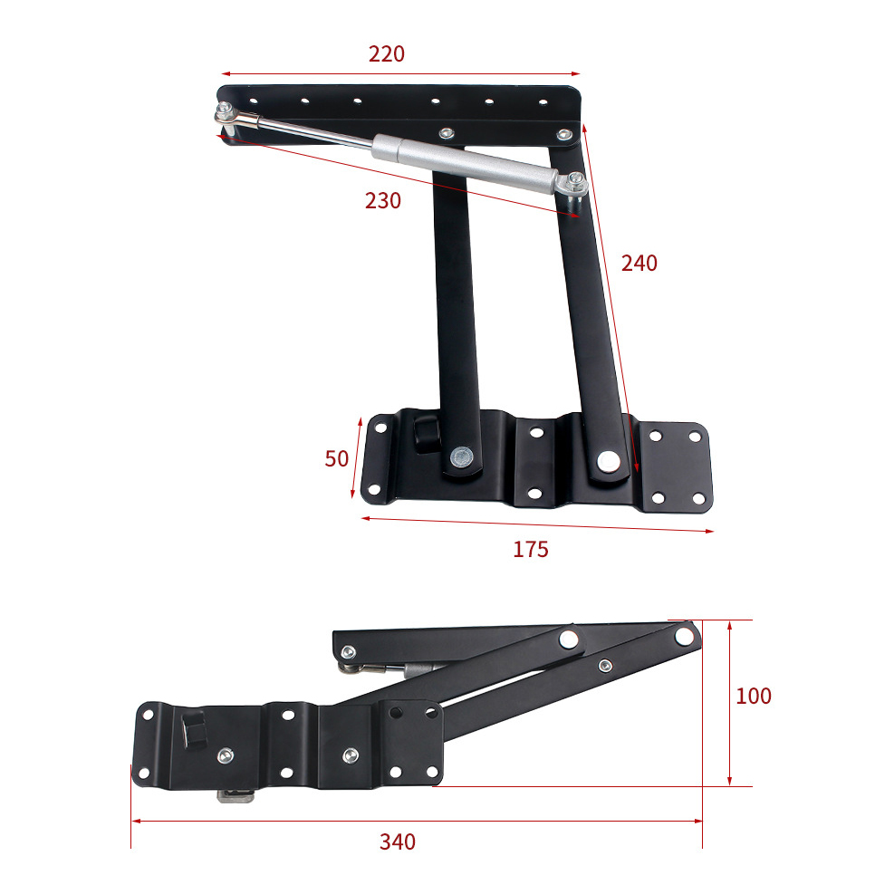 2 unids/set bisagras plegables - Desk Setup Diy reseña y precio