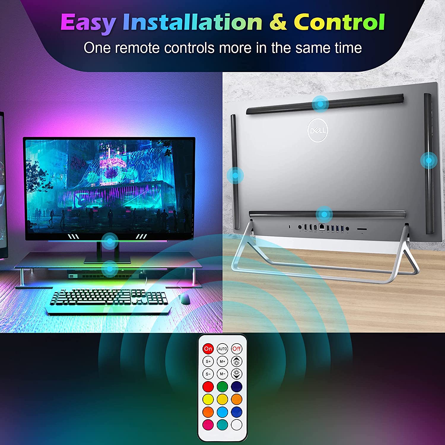 Barra de luz para debajo del M - Desk Setup Diy reseña y precio